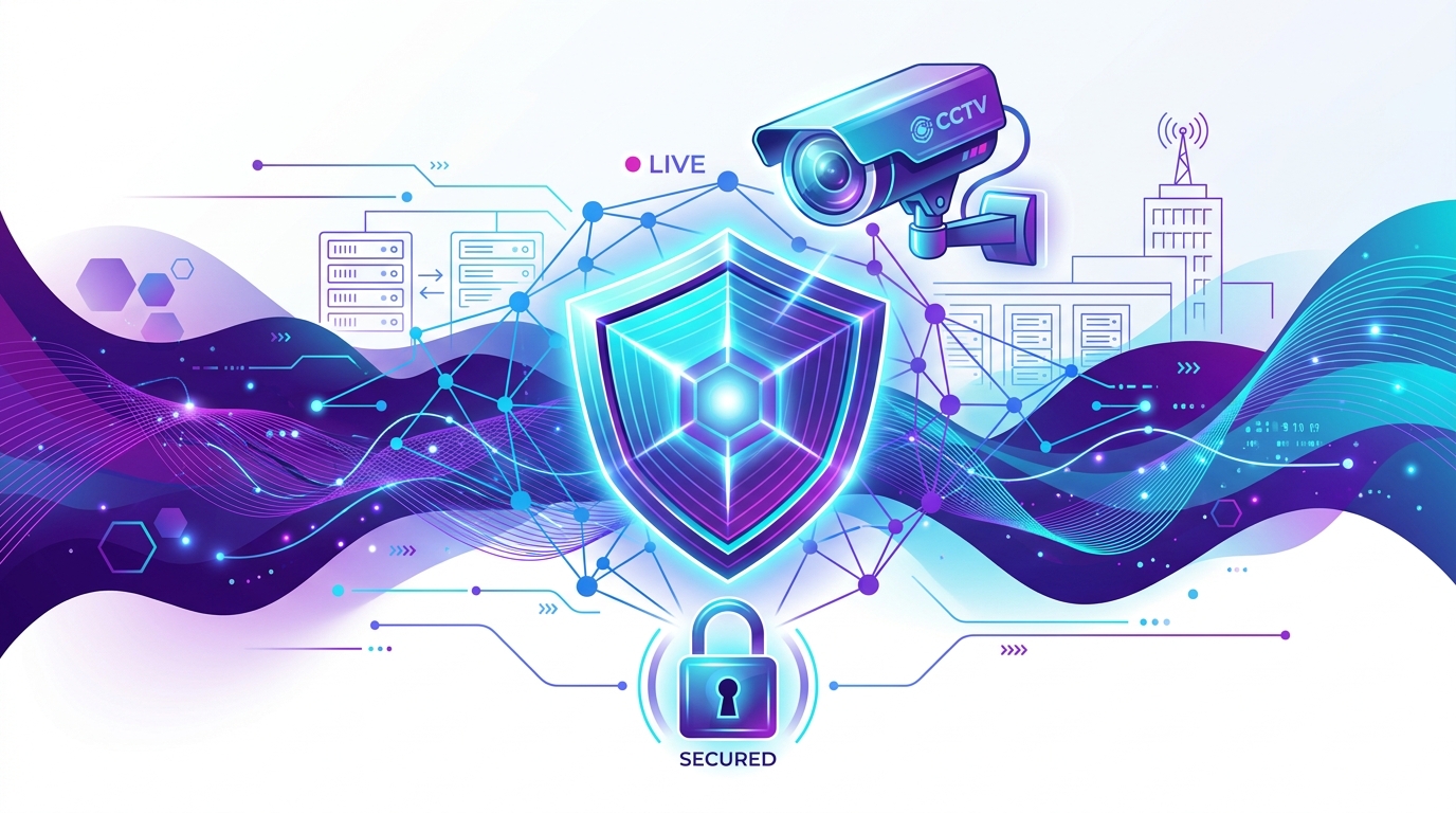 Stripe Style Network Security & CCTV Showcase