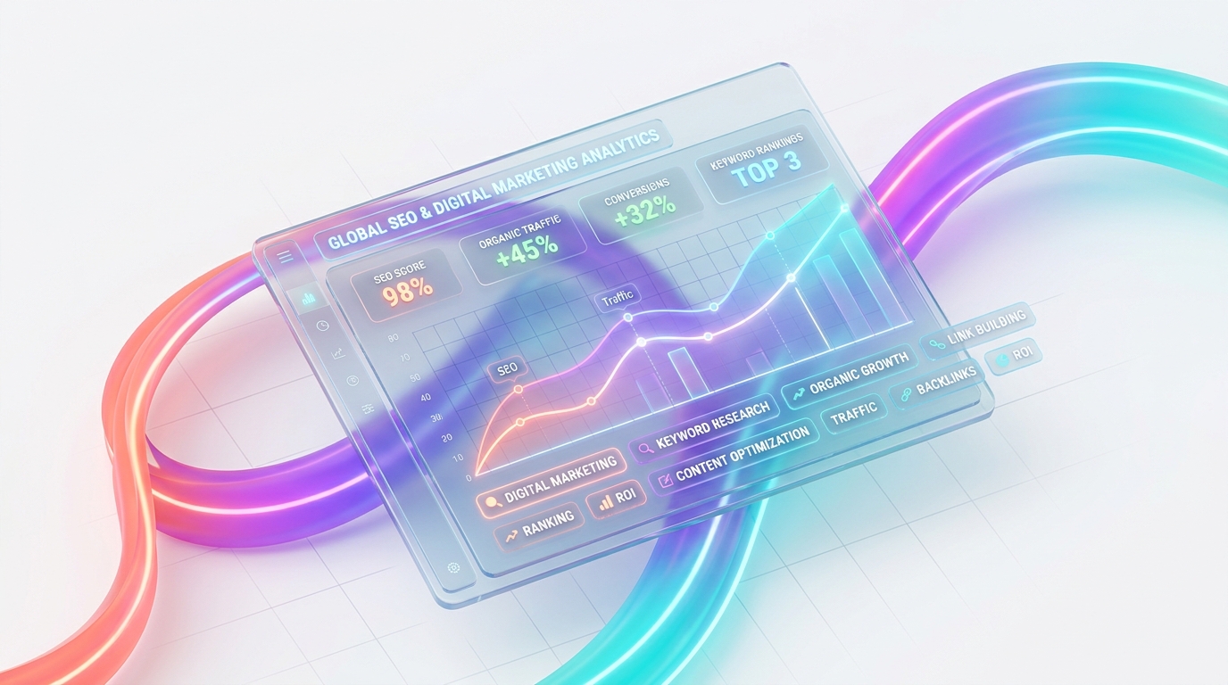 Stripe Style SEO Growth Analytics Showcase